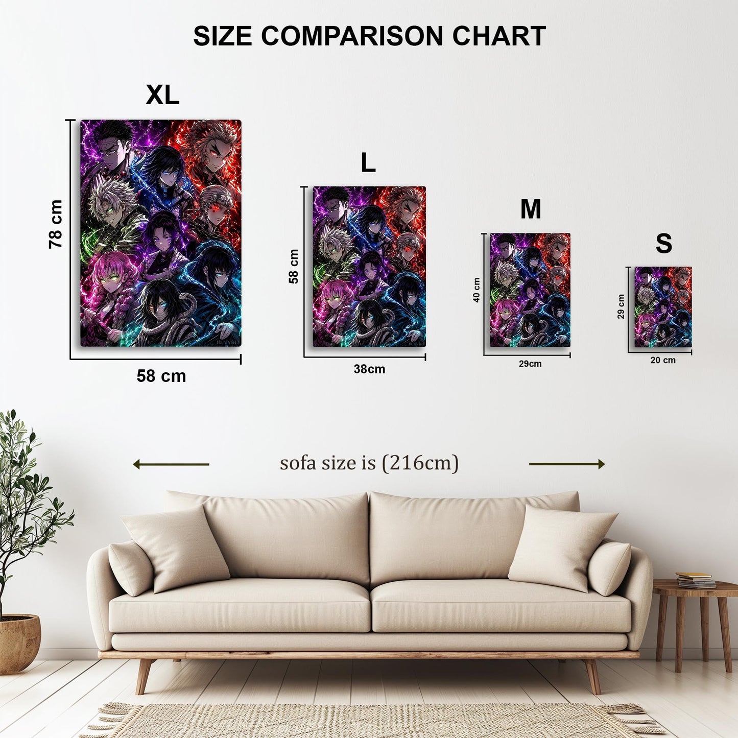 Giyu and Shinobu metal poster