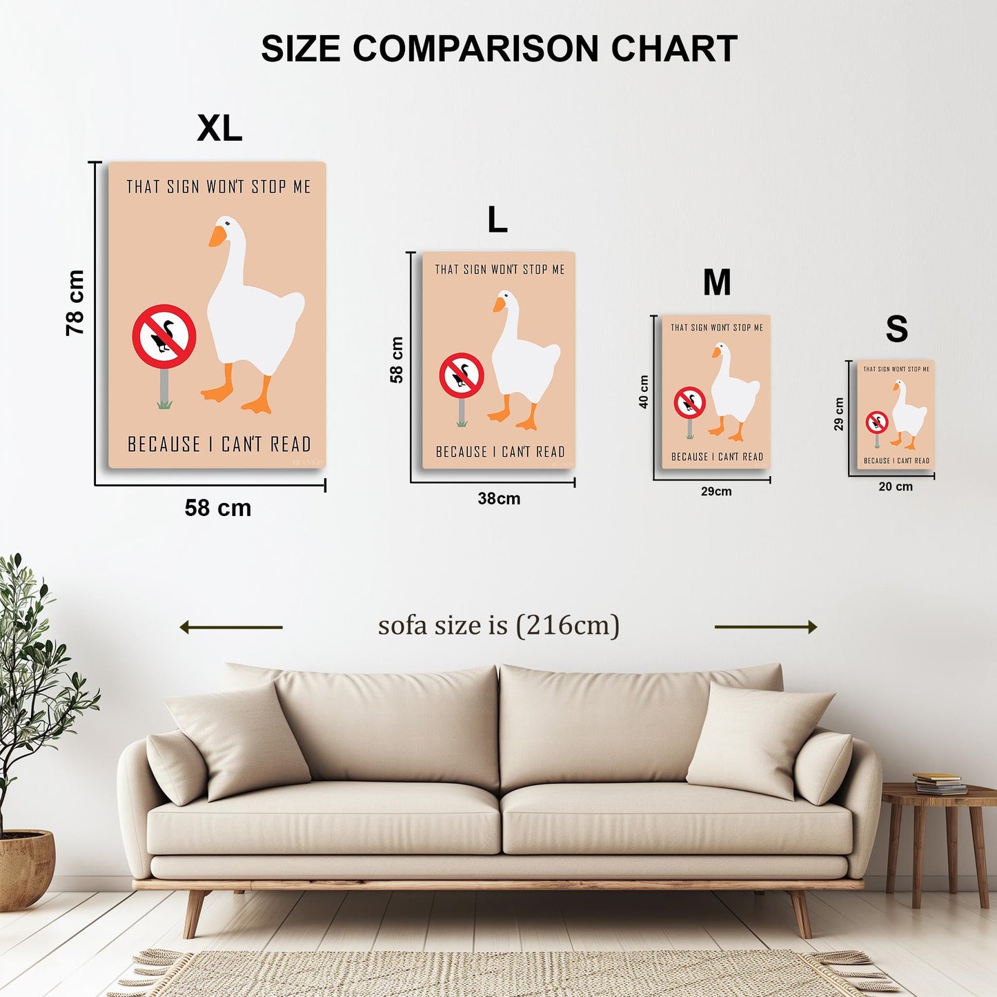 Goose Game metal poster