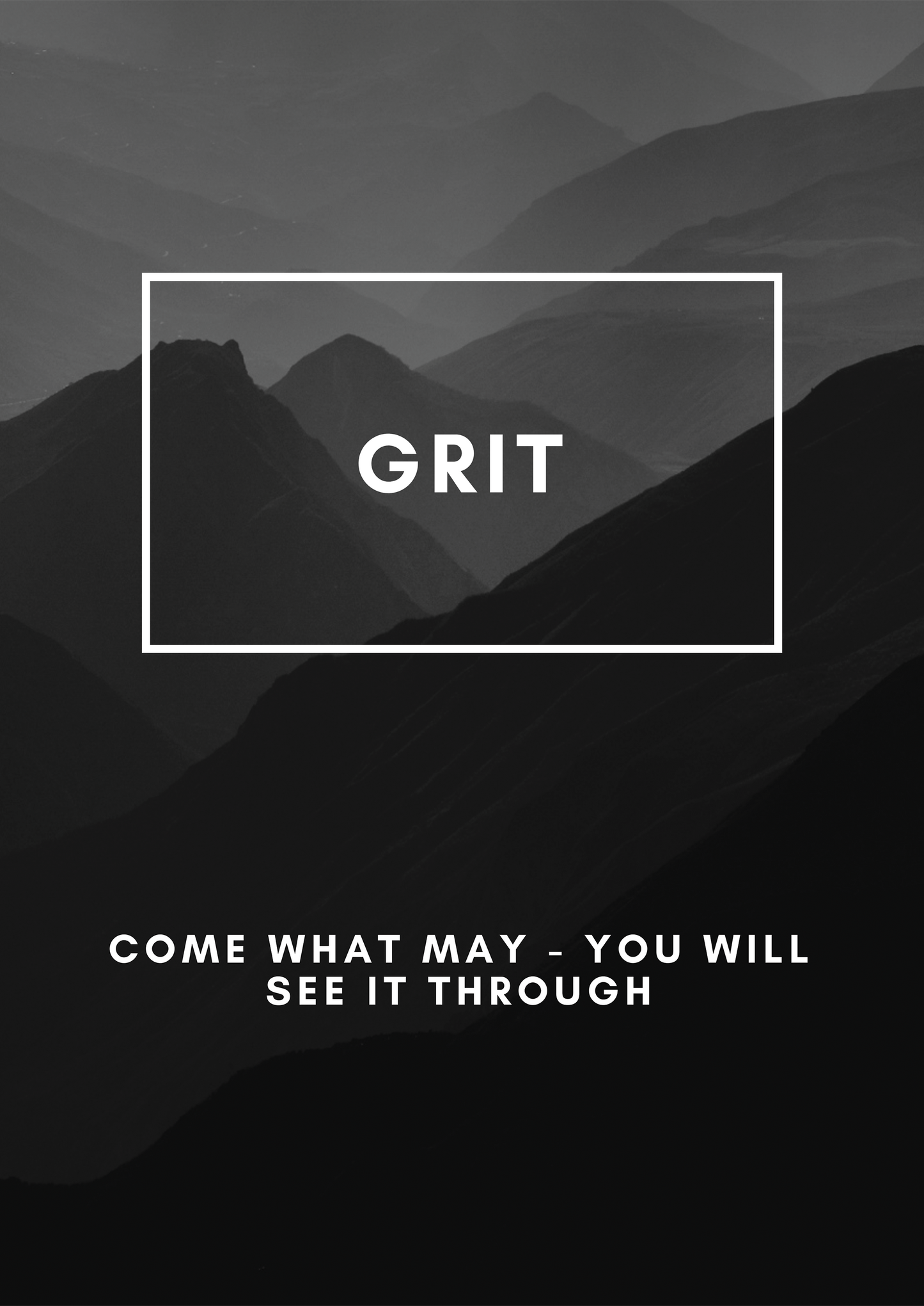 Grit metal poster artwork