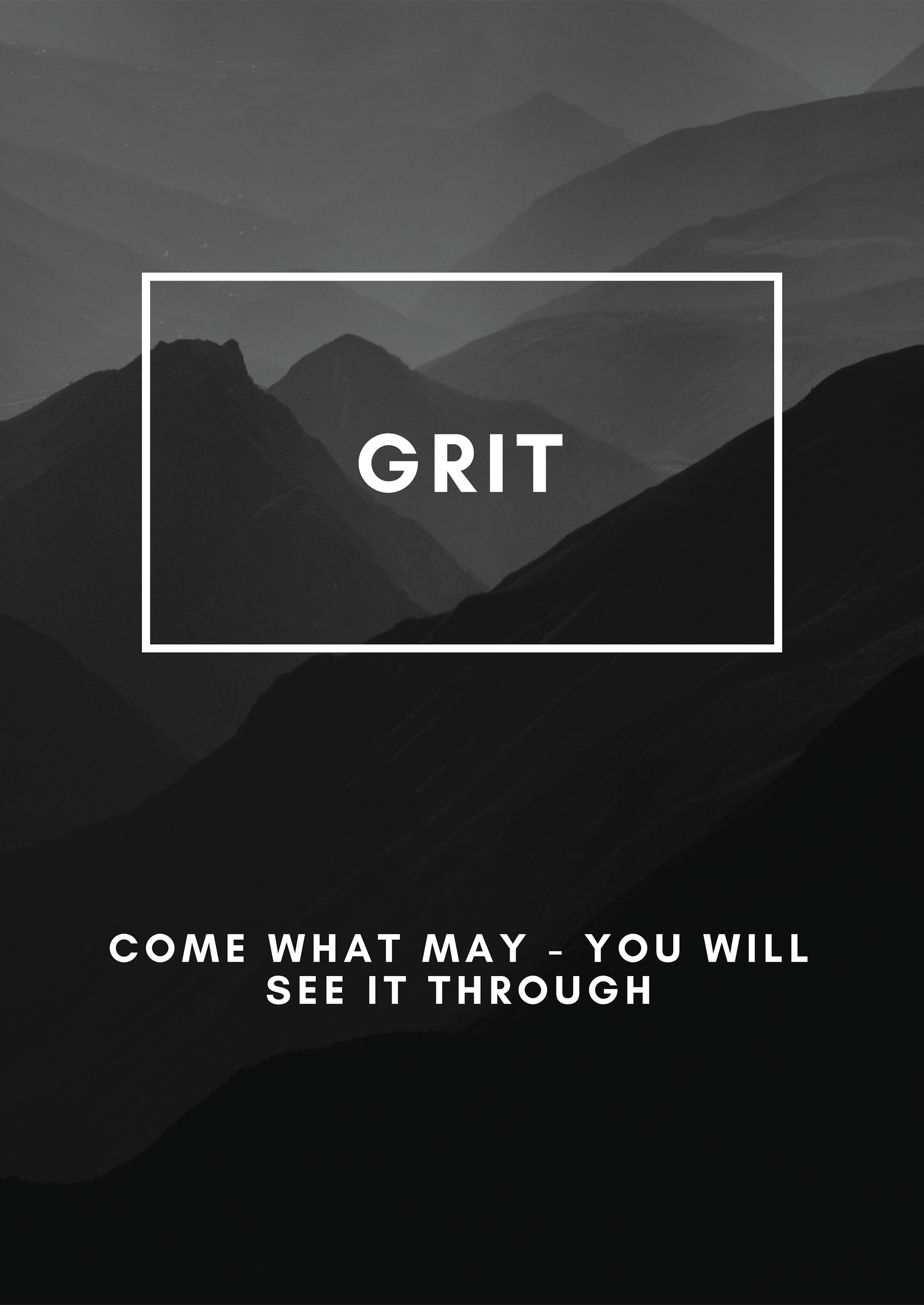 Grit metal poster artwork