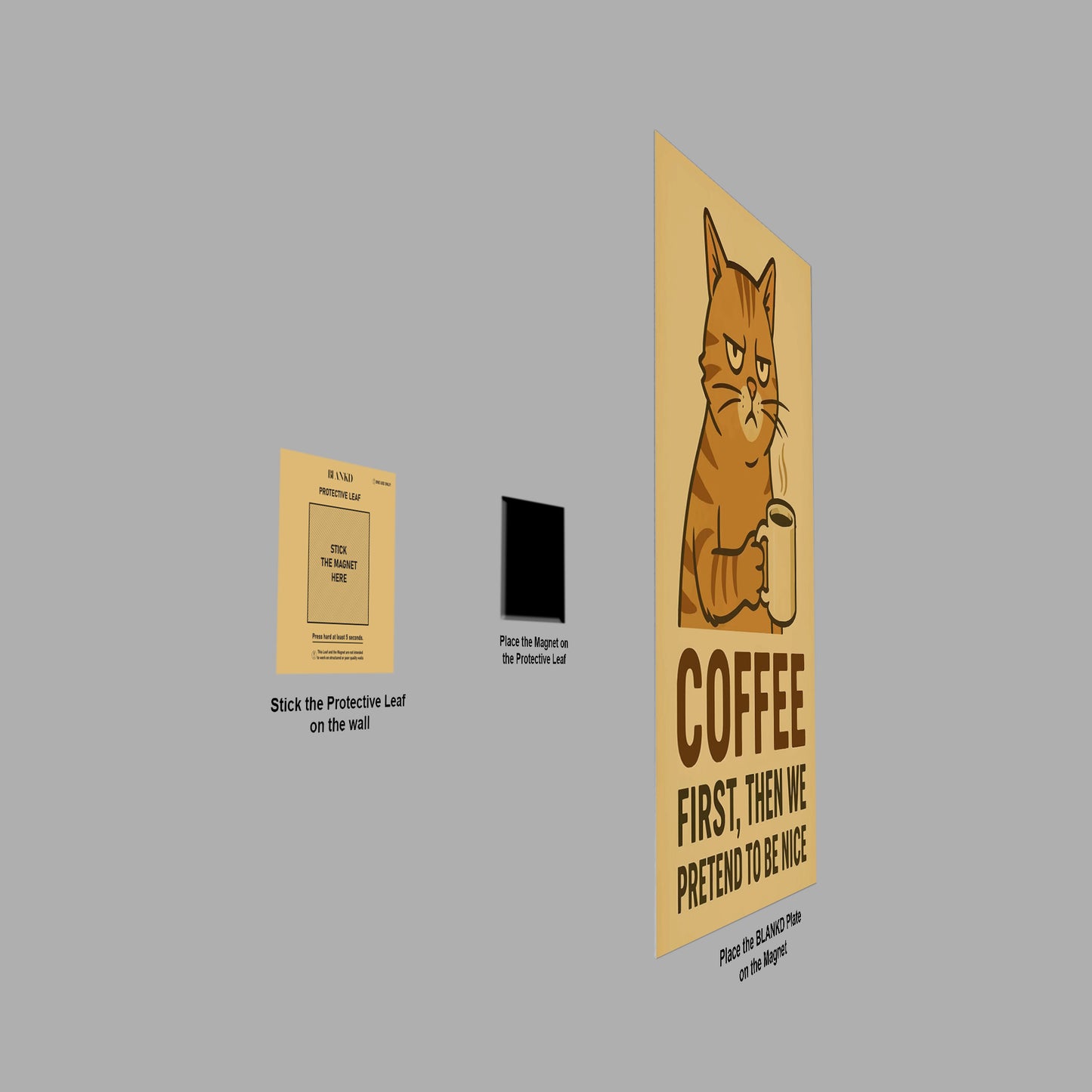 Coffee First poster close-up detail