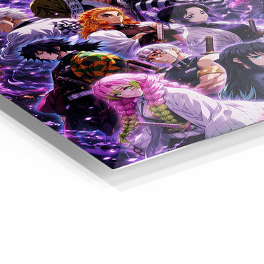 Gyomei and Sanemi metal poster