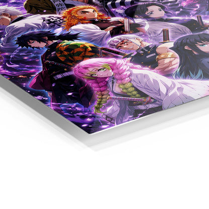 Gyomei and Sanemi metal poster