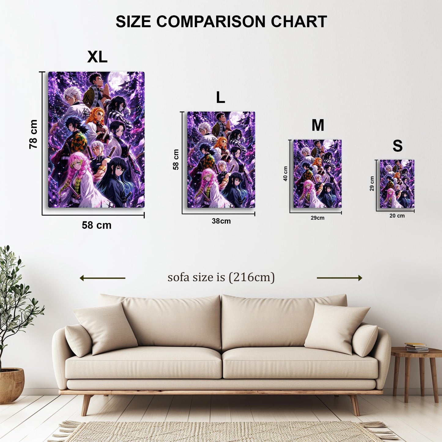 Gyomei and Sanemi metal poster