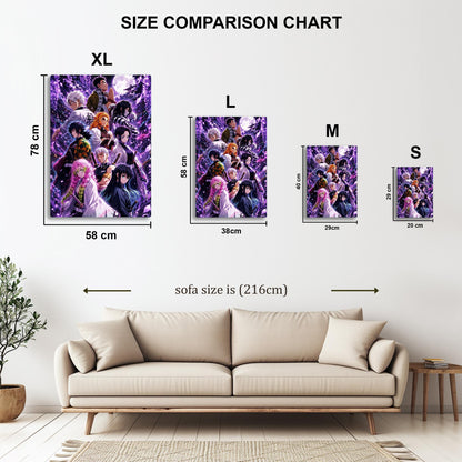 Gyomei and Sanemi metal poster