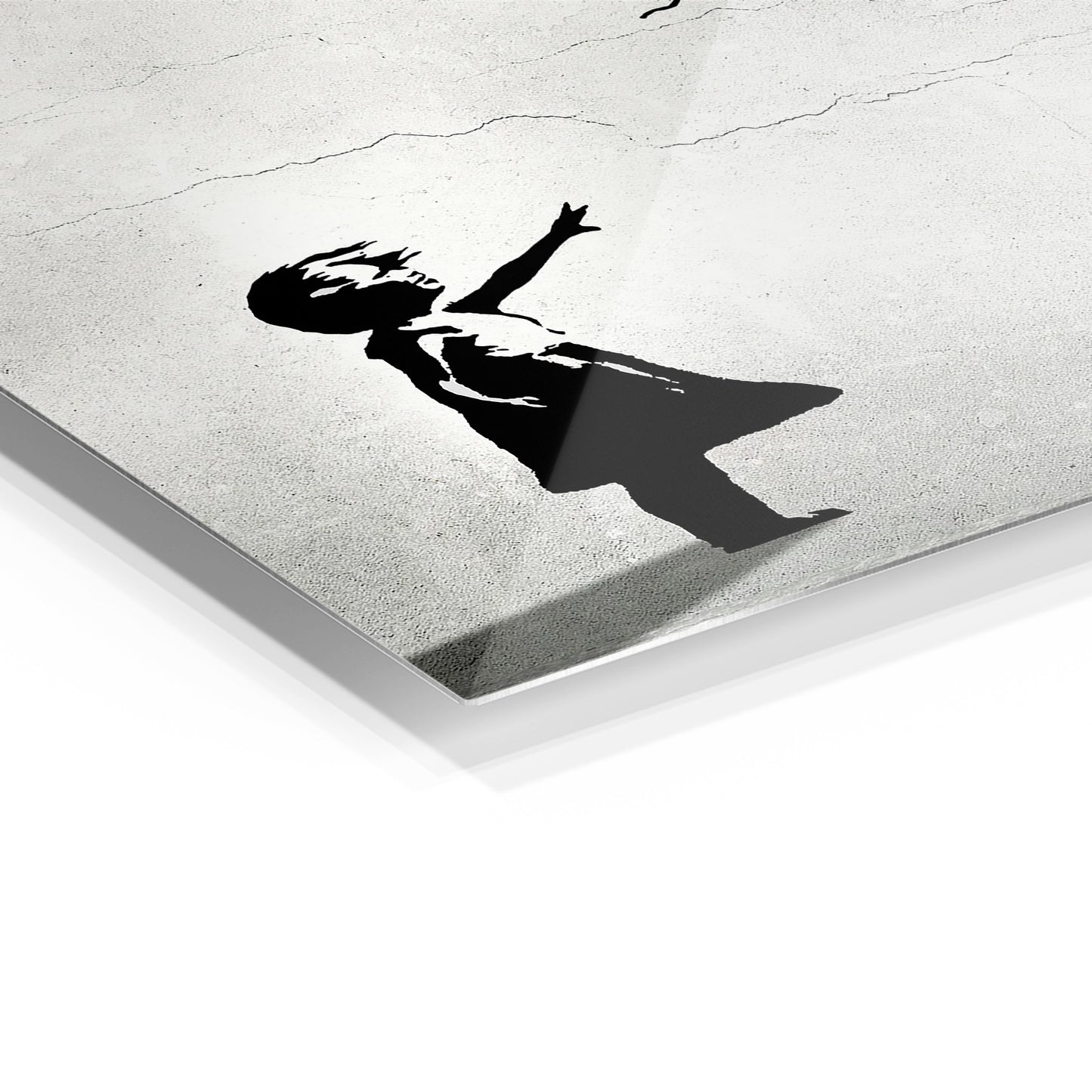 Hope metal wall art in a modern interior
