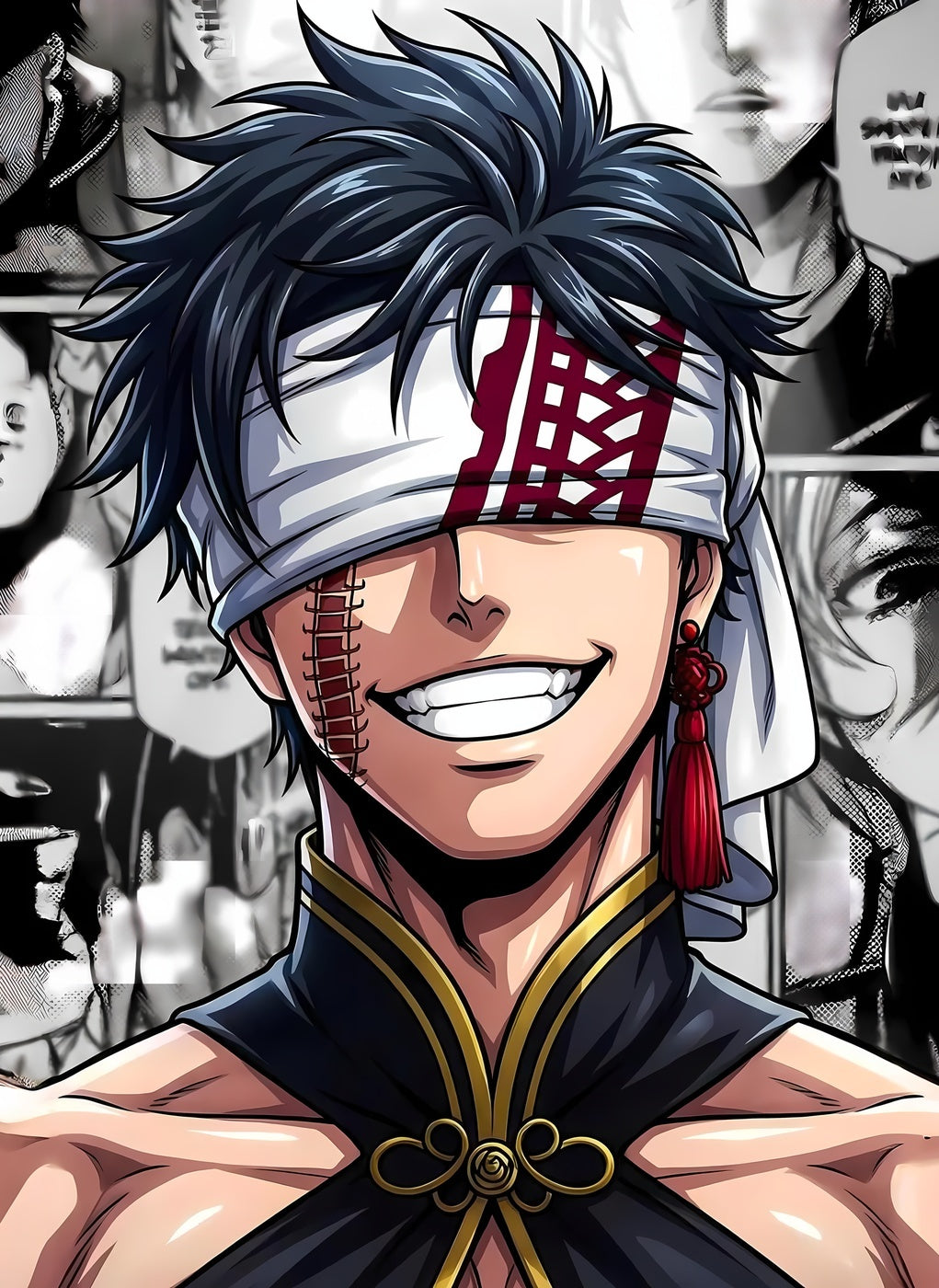 Hajun metal wall art