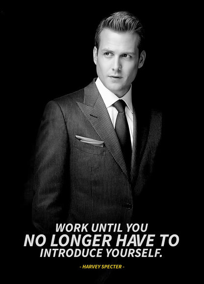 Harvey Specter metal poster artwork