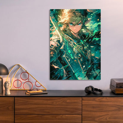 Heroic Link metal poster