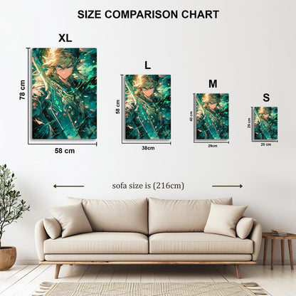 Heroic Link metal poster