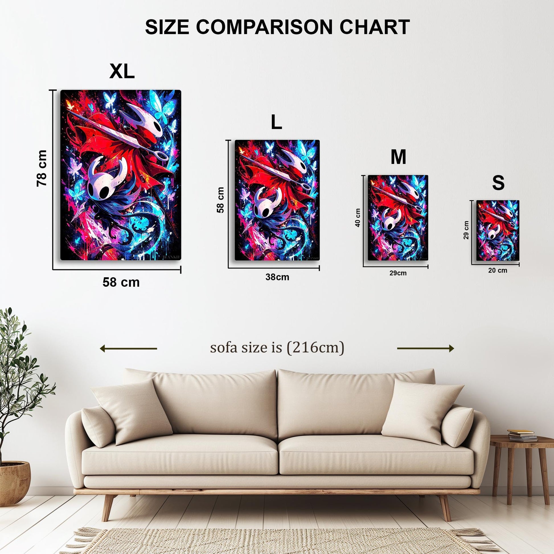 Hollow Knight metal poster