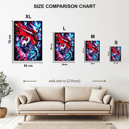 Hollow Knight metal poster