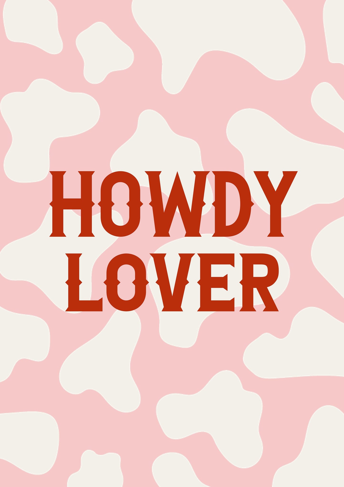 Howdy Lover metal poster artwork