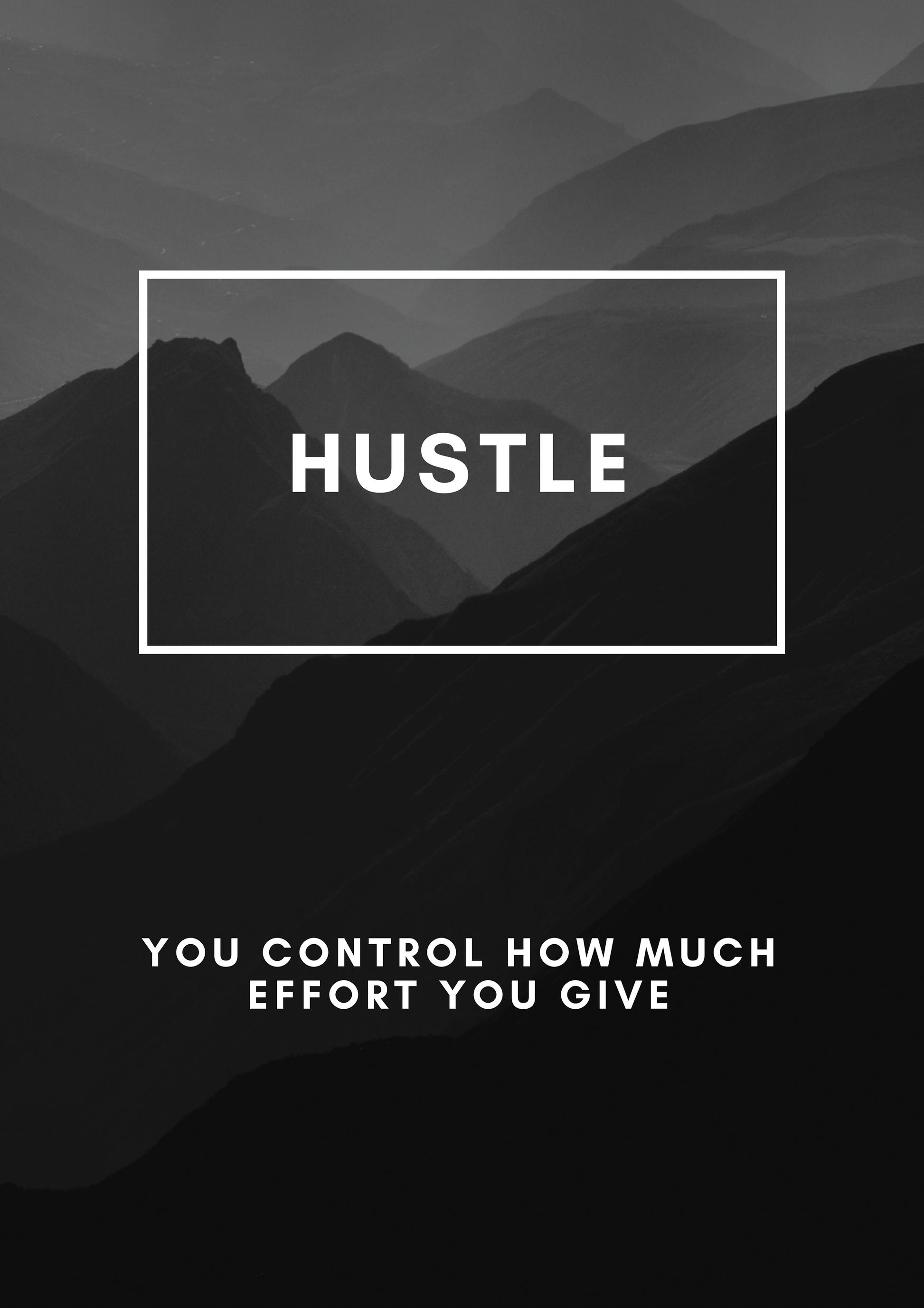 Hustle metal poster artwork