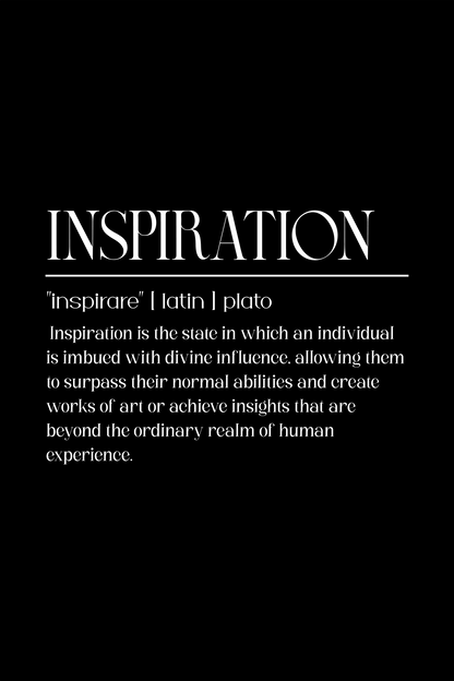 Inspiration metal poster artwork