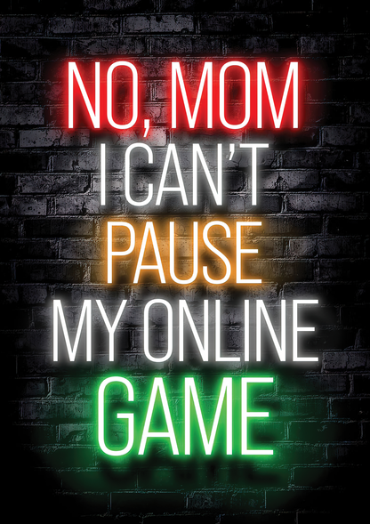 I Can't Pause metal poster artwork