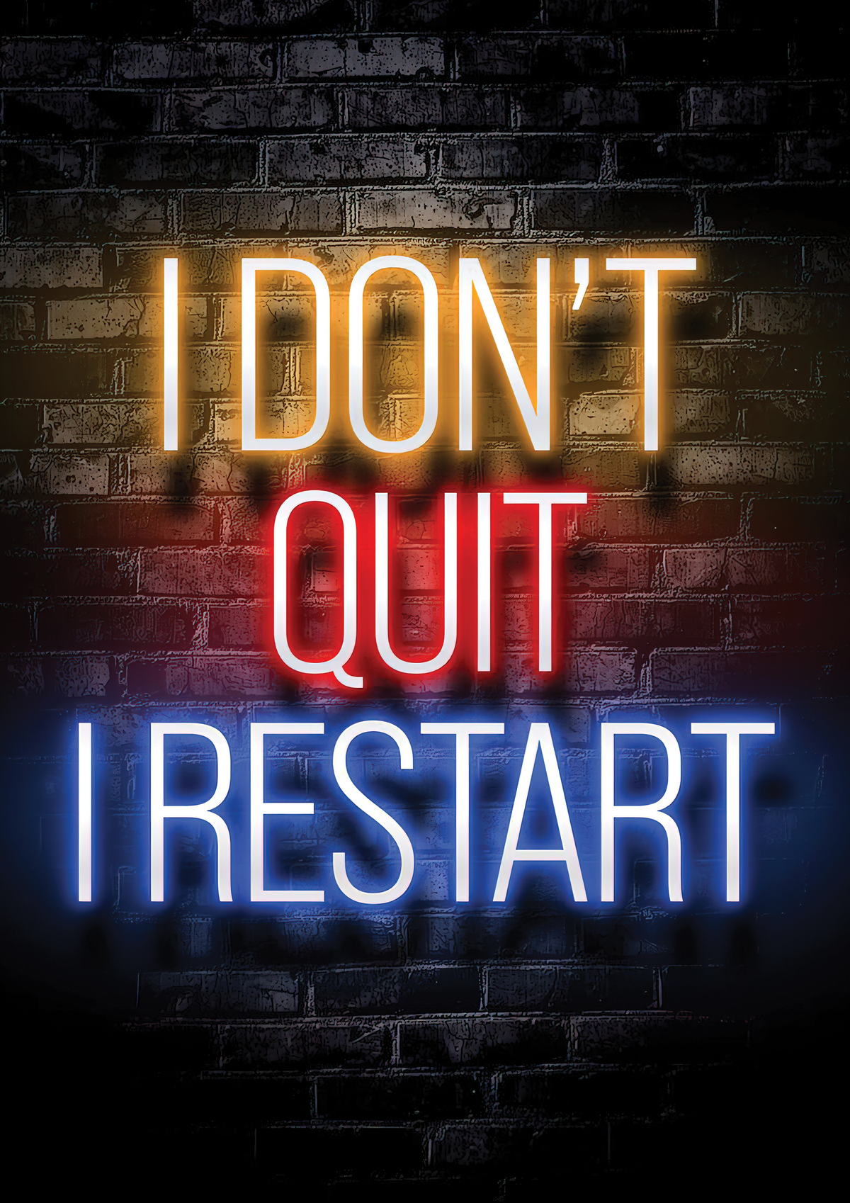 I Don't Quit metal poster artwork