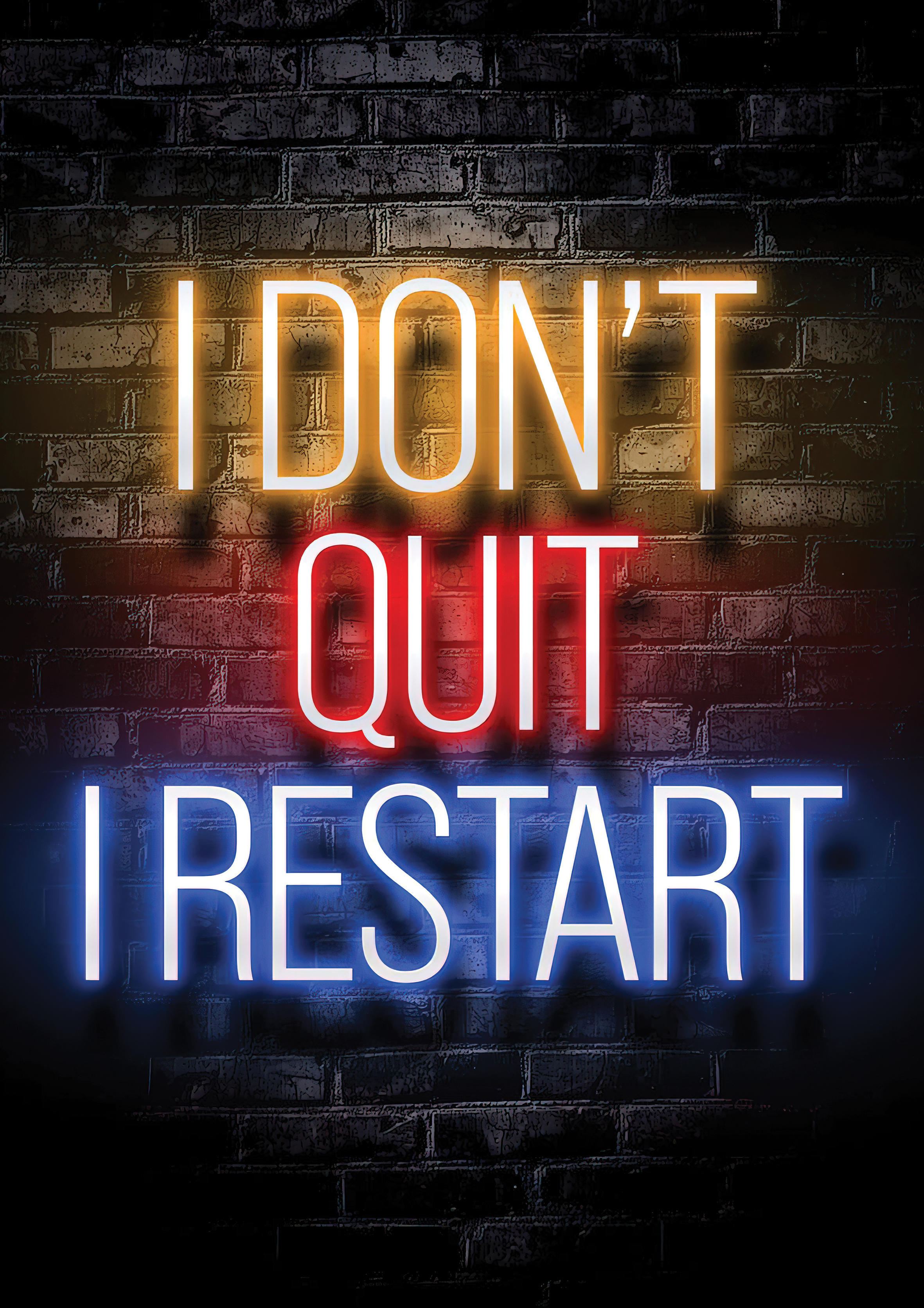 I Don't Quit metal poster artwork