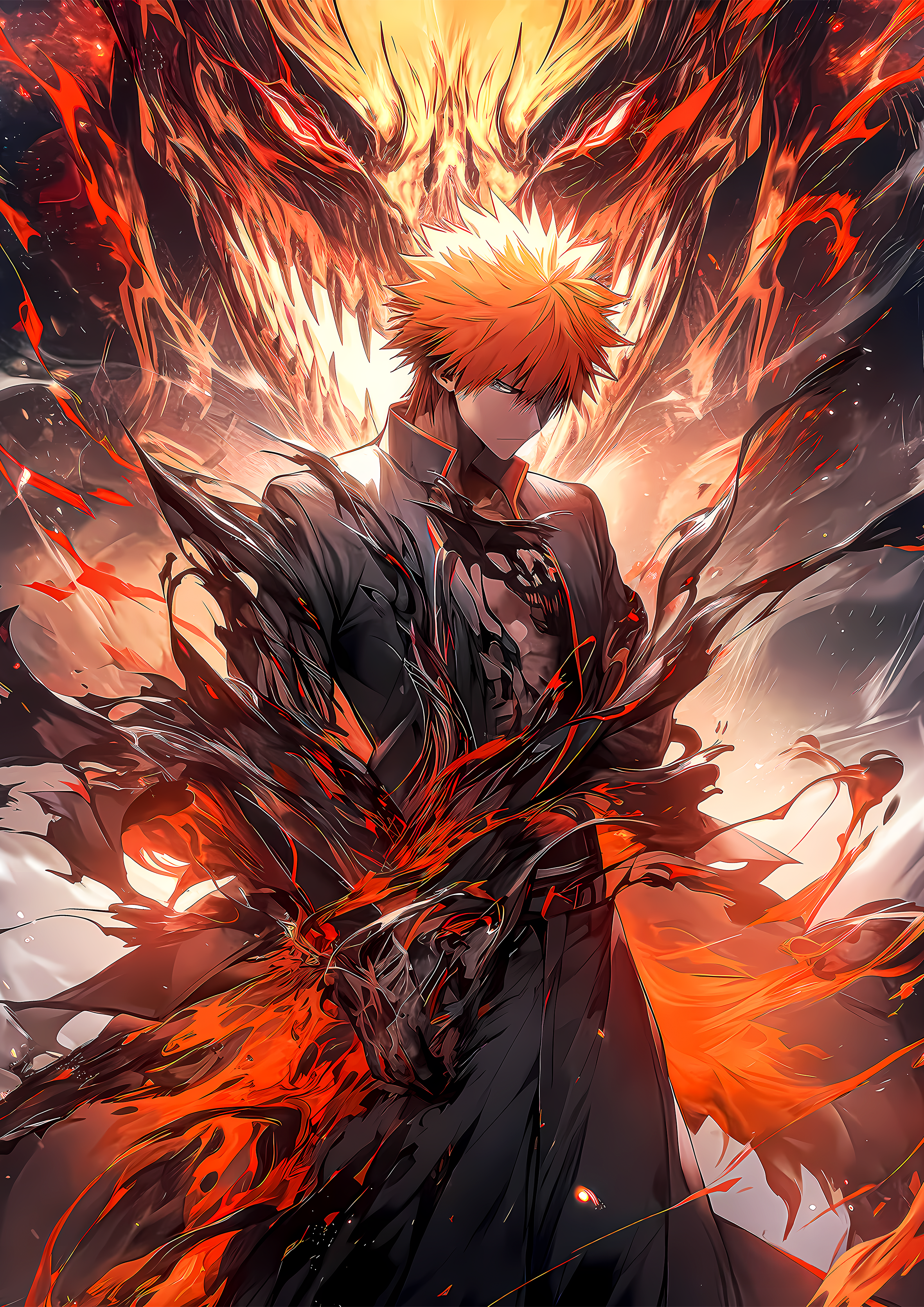 Ichigo Kurosaki Bleach metal wall art