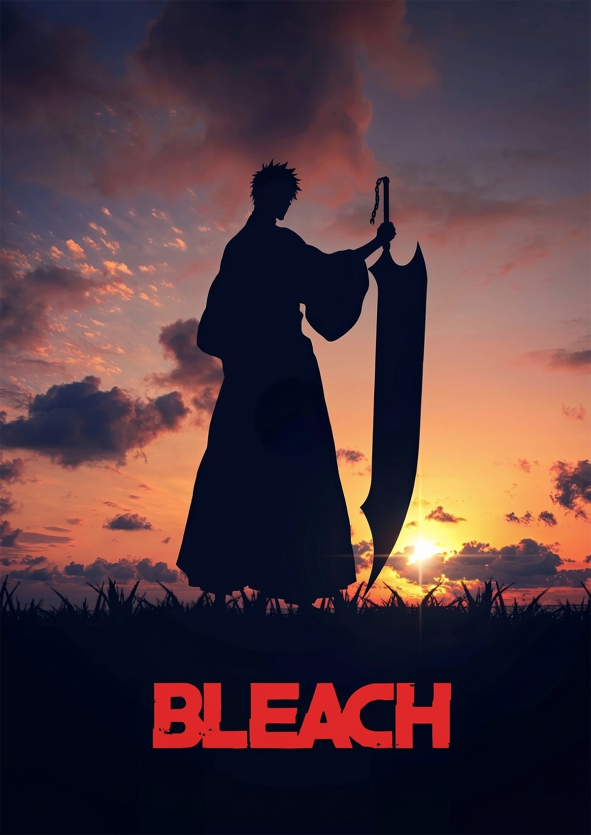 Ichigo Silhouette metal poster artwork