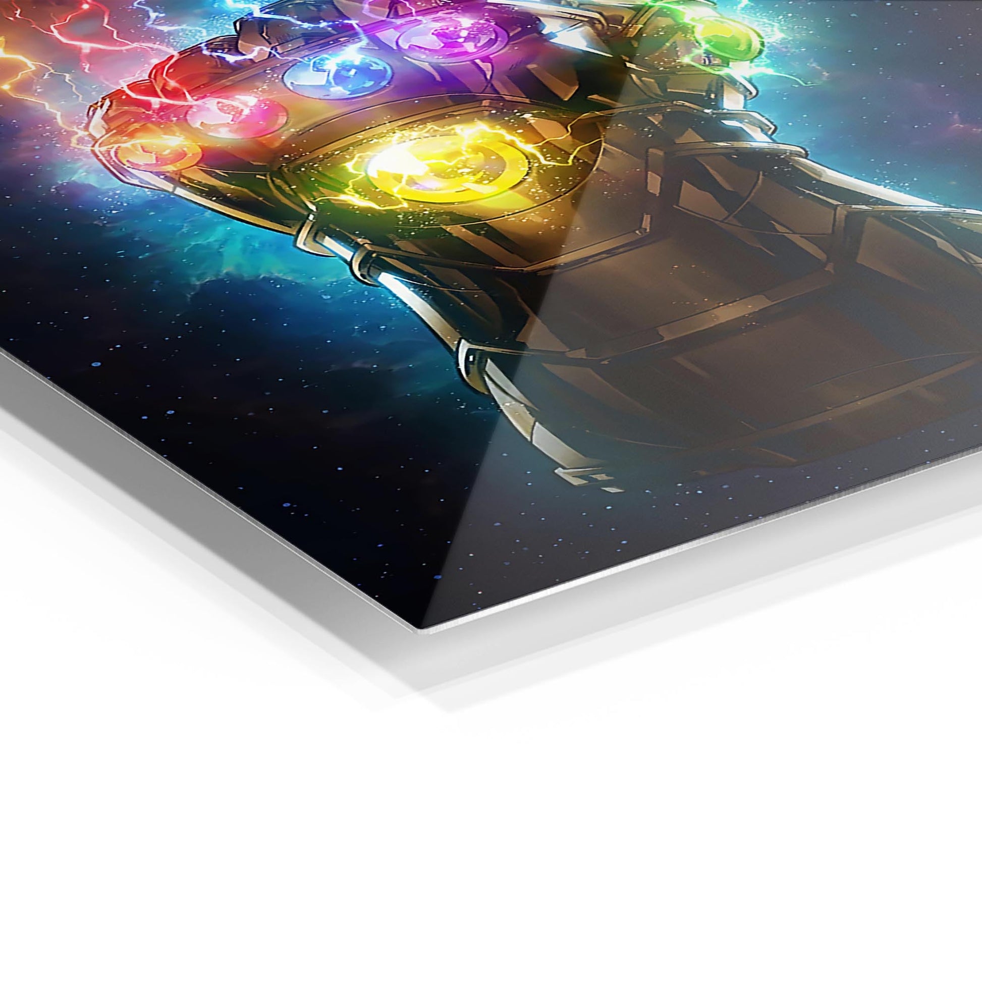 Infinity Gauntlet metal poster