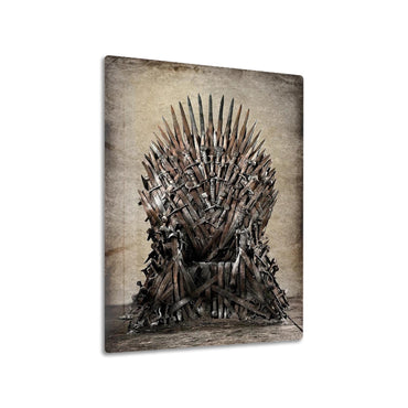 Game of Thrones Iron Throne metal poster