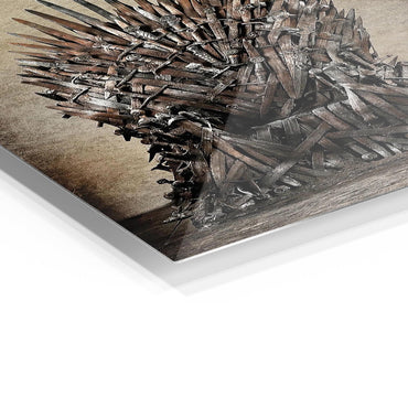 Game of Thrones Iron Throne metal poster