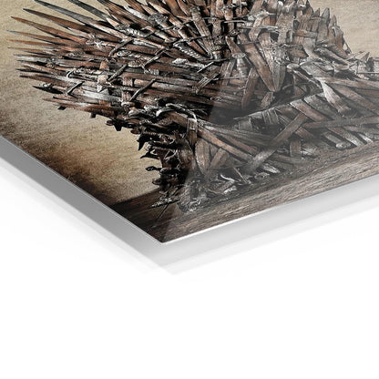 Game of Thrones Iron Throne metal poster