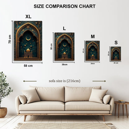 Islamic Architecture metal wall art