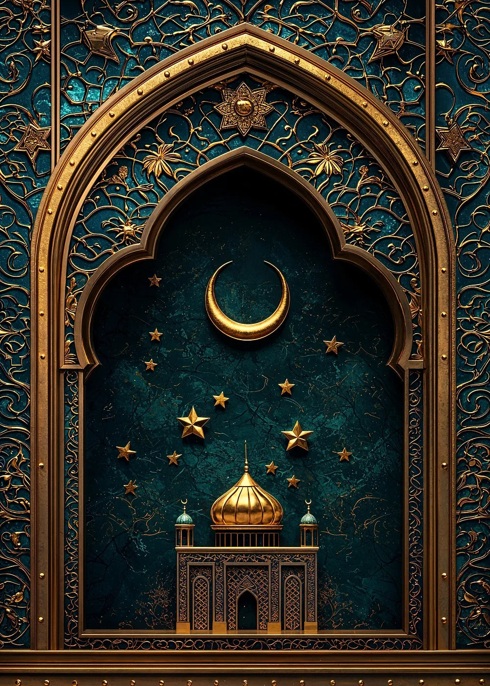Islamic Architecture metal poster artwork