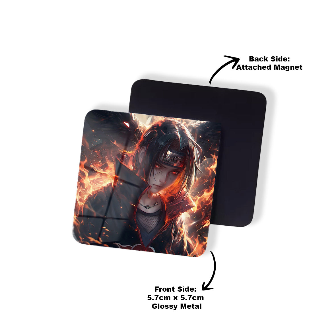MINI METAL MAGNET NARUTO PACK