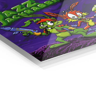 Jazz Jackrabbit 2 metal poster