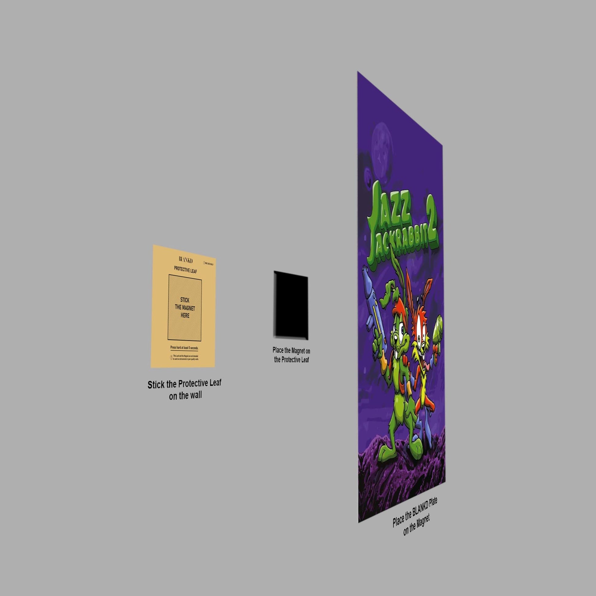 Jazz Jackrabbit 2 metal poster