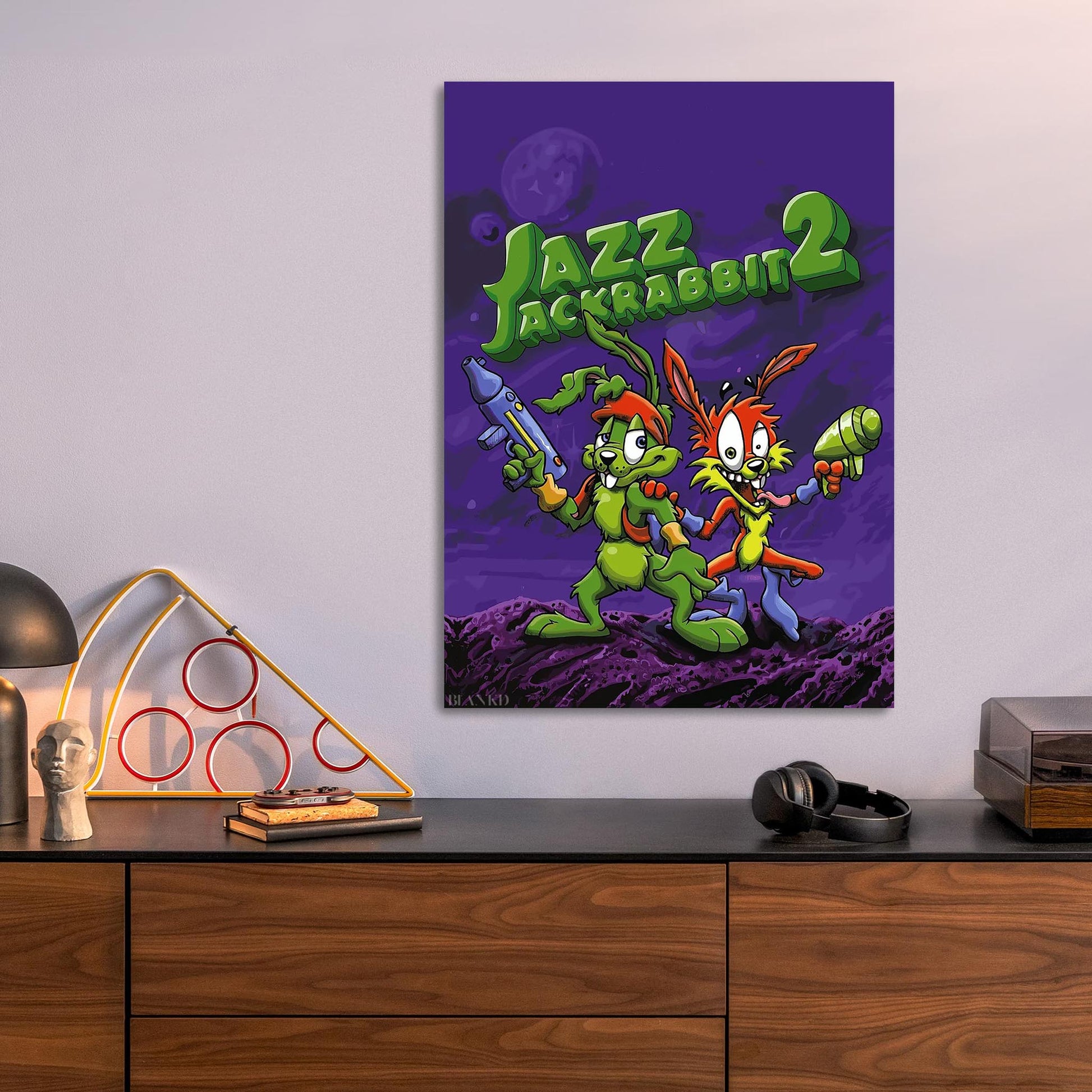 Jazz Jackrabbit 2 metal poster