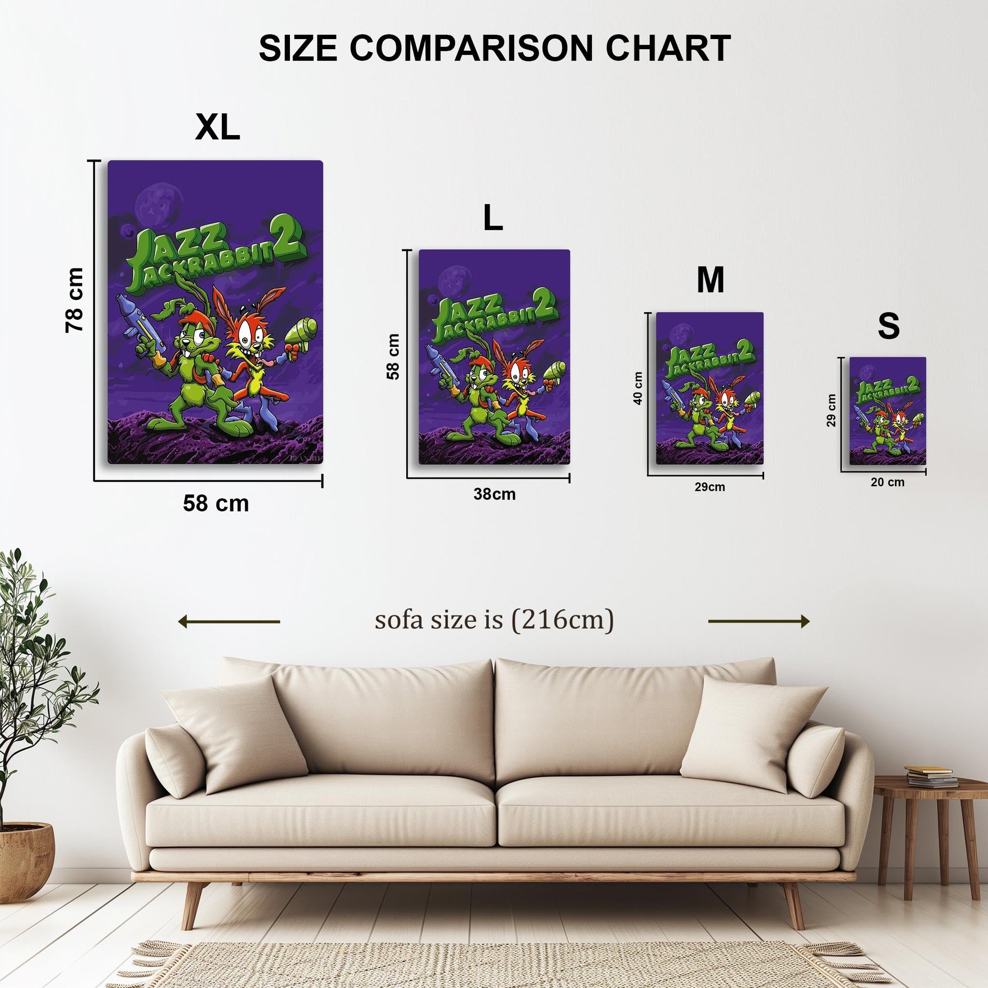 Jazz Jackrabbit 2 metal poster