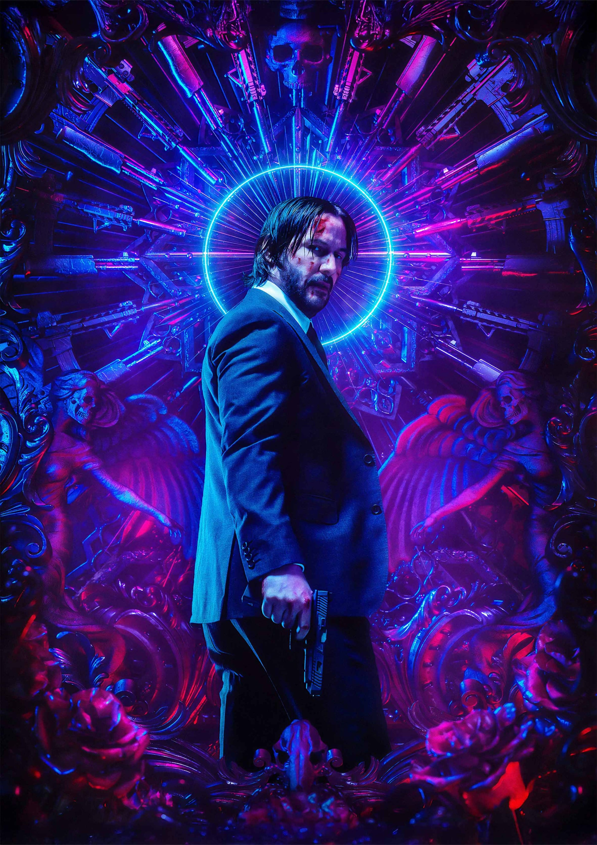 John Wick metal poster artwork