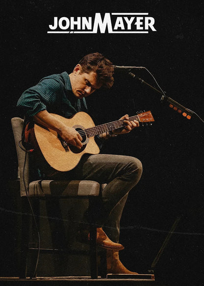 John Mayer metal poster artwork