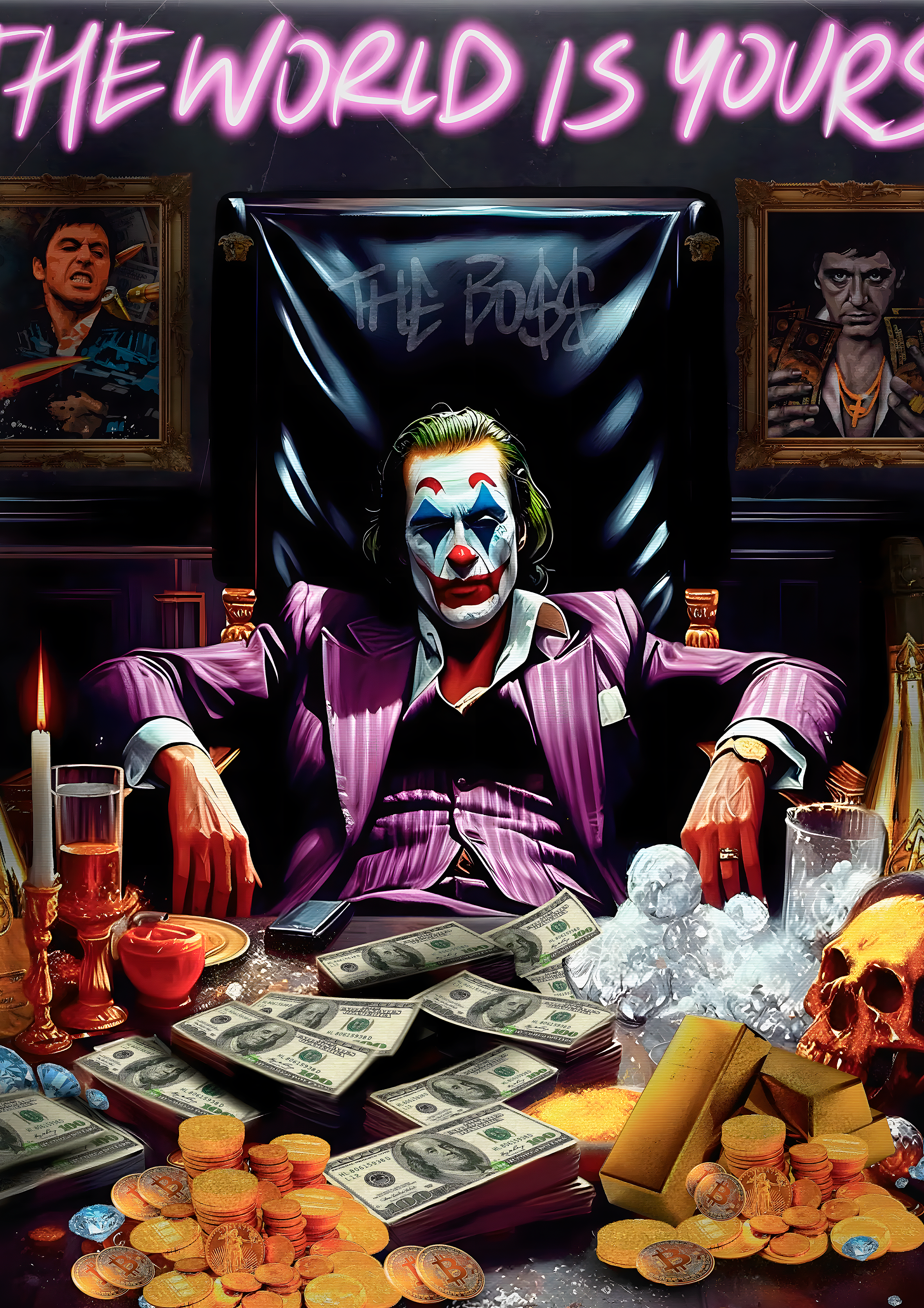 Joker metal poster artwork