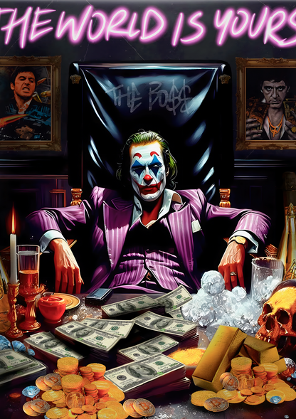 Joker metal poster artwork