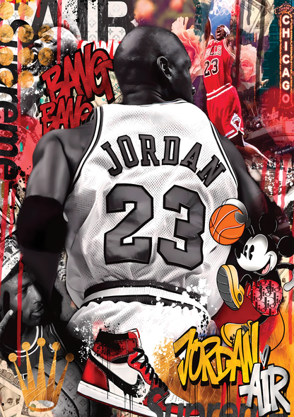 Jordan Air metal poster artwork