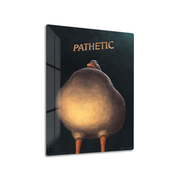 Judgmental Duck metal poster