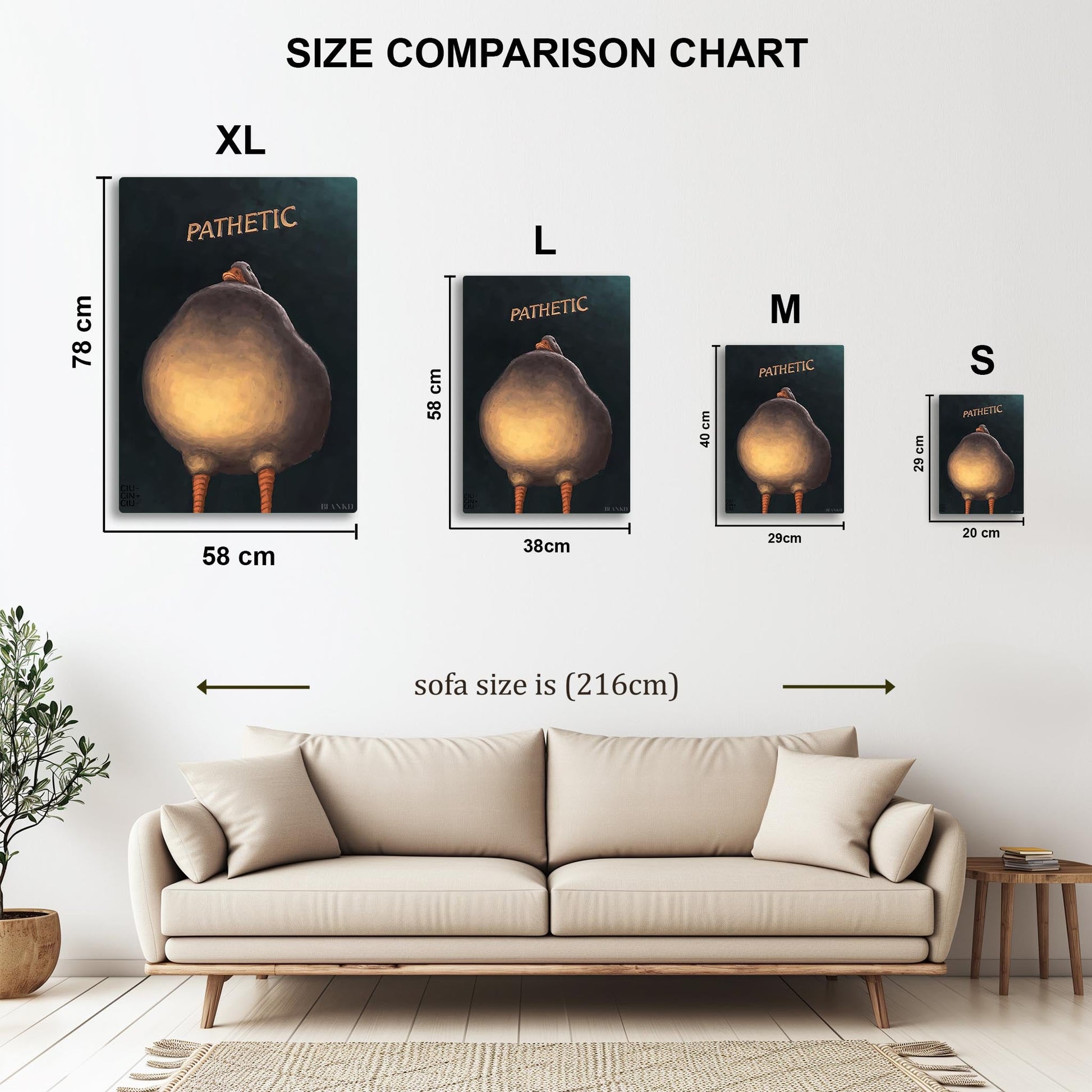 Judgmental Duck metal poster