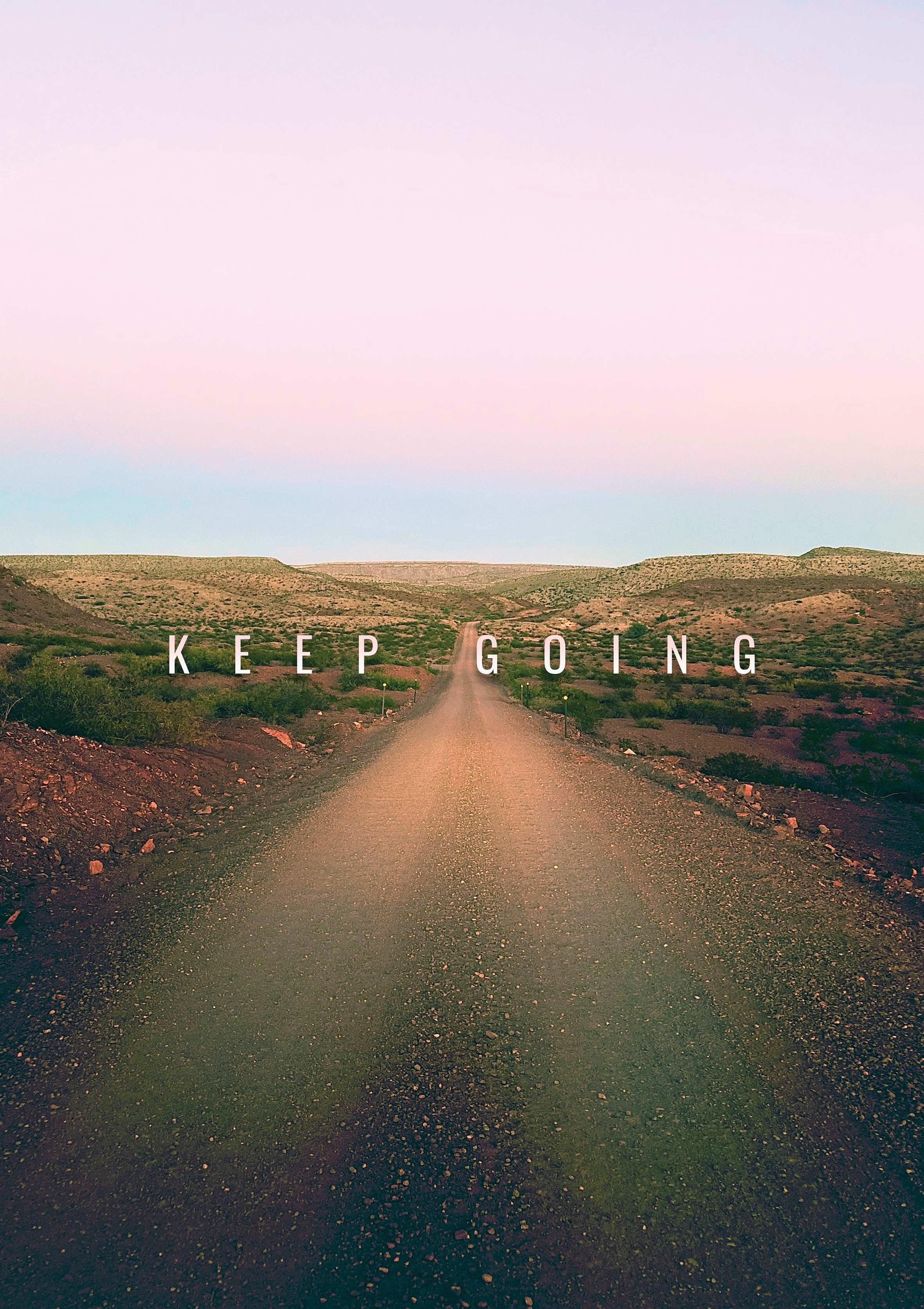 Keep Going metal poster artwork