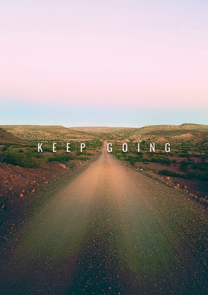 Keep Going metal poster artwork