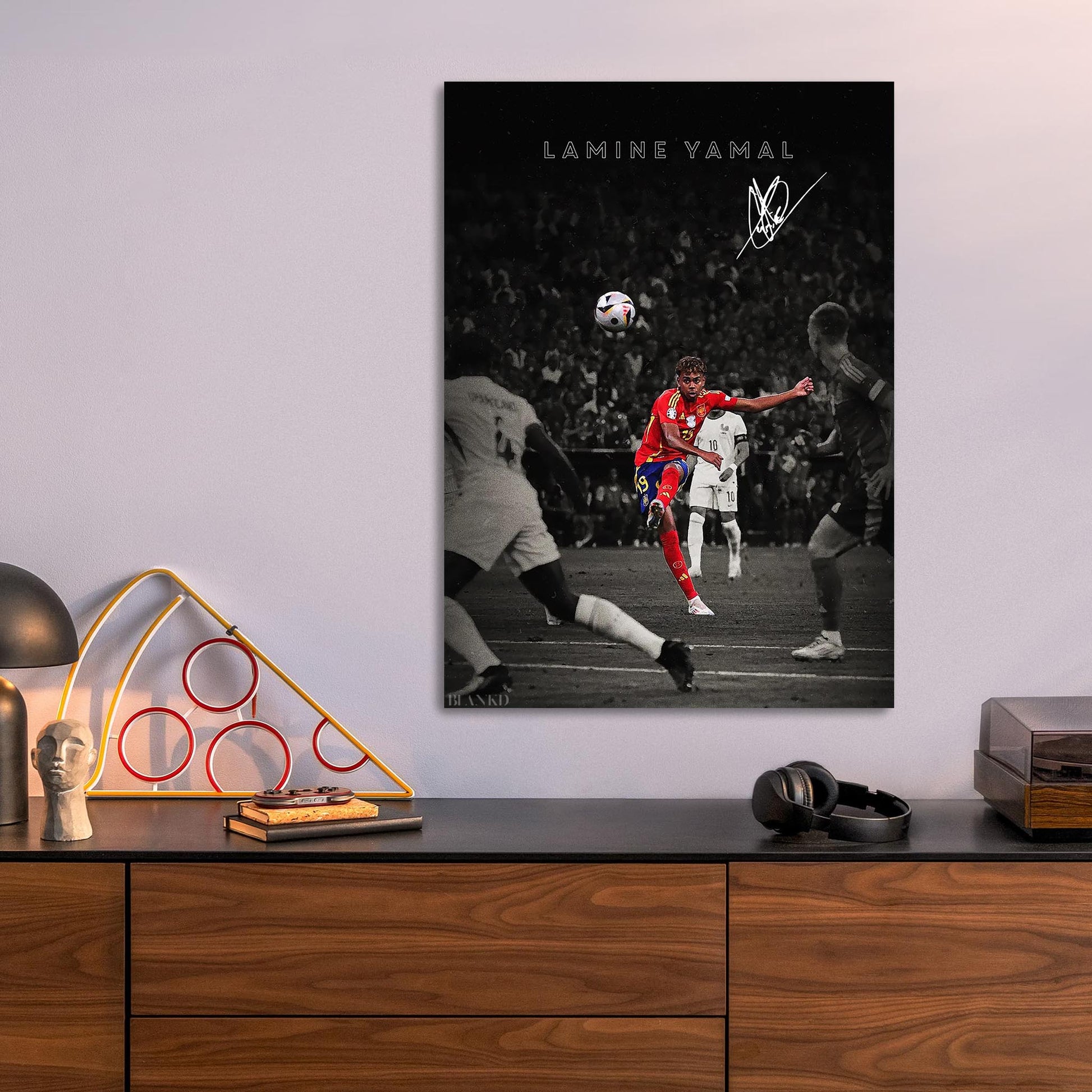 Lamine Yamal metal poster