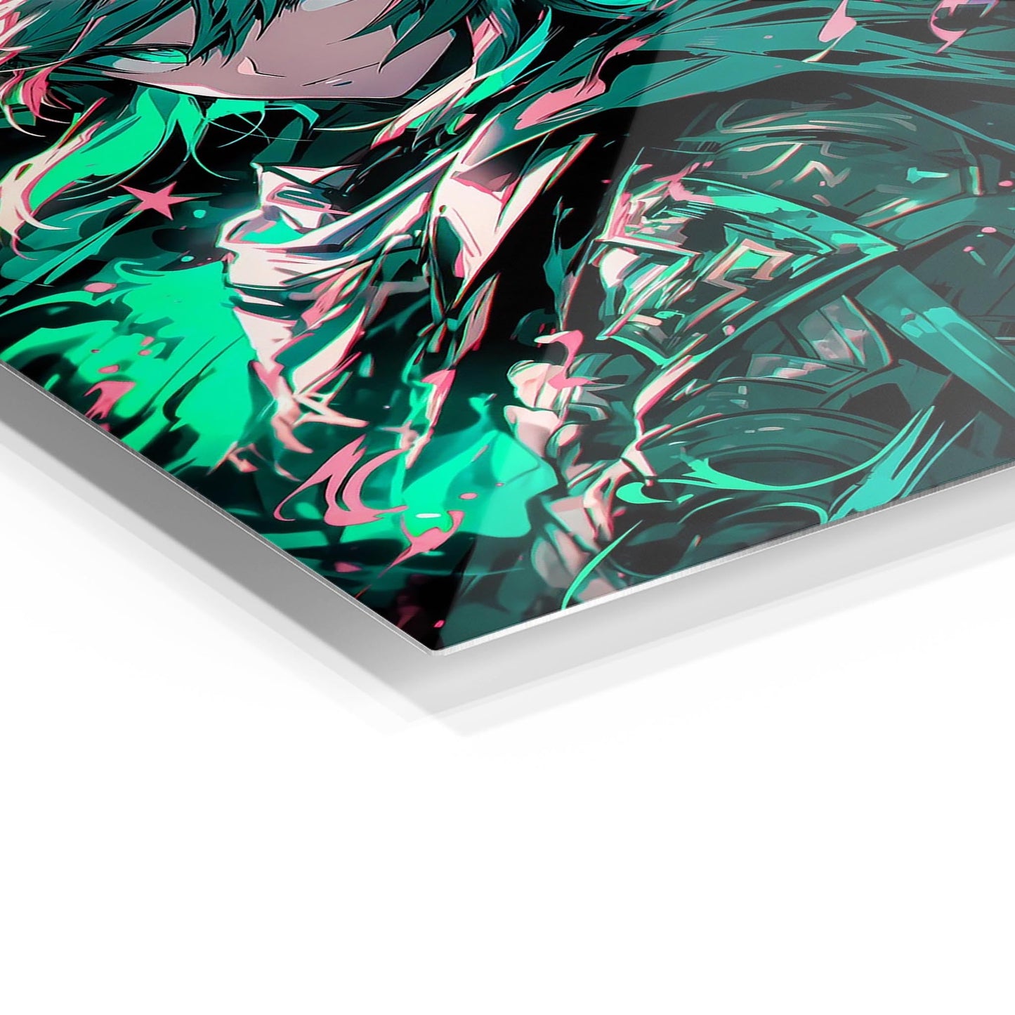 Zelda Link Neon metal poster