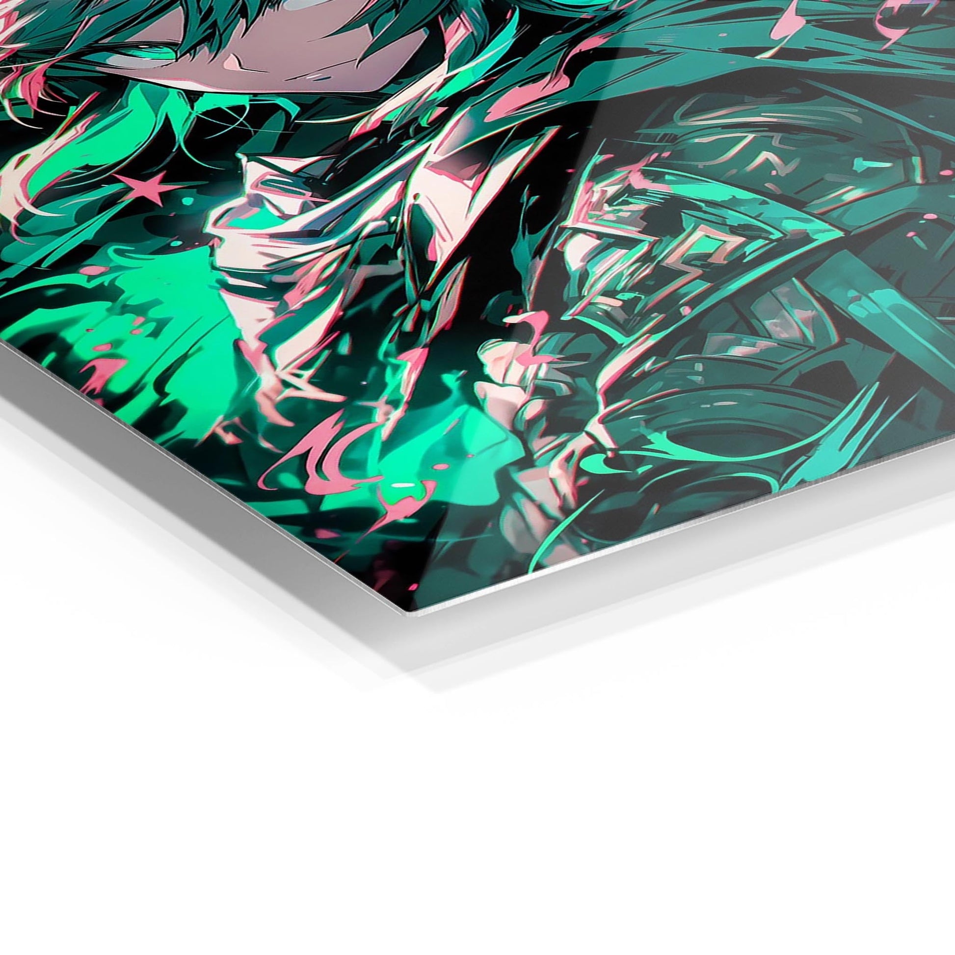 Zelda Link Neon metal poster