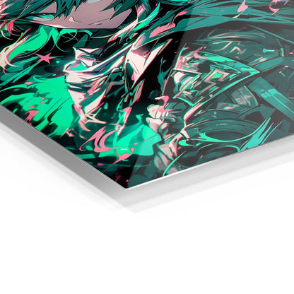 Zelda Link Neon metal poster