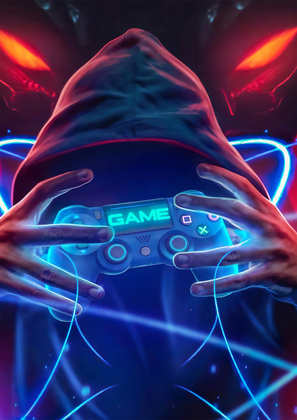 Lets Game metal poster artwork
