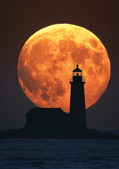 Lighthouse 3 metal poster artwork